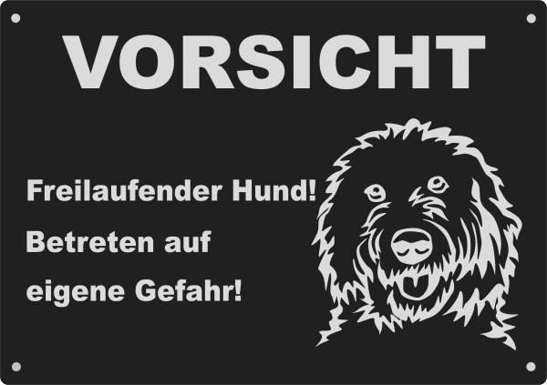 Labradoodle | Aluminium Warnschild